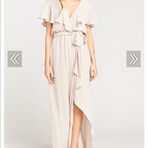 AUDREY MAXI DRESS ~ SHOW ME THE RING CRISP